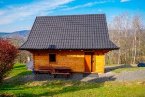 domki laskowa widok na domek 3